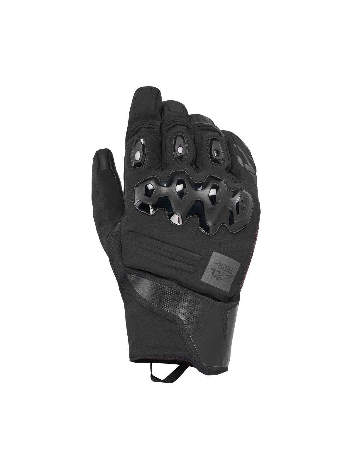 Alpinestars Harok Pro Drystar Gloves, Adventure Motorcycle Gloves, Black, waterproof membrane with ergonomic TPU dual-density knuckle protection