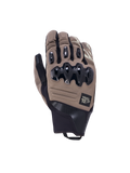 Alpinestars Harok Pro Drystar Guantes, guantes de moto adventure, marrón nogal y negro, impermeables con protección de nudillos de doble densidad y certificación CE