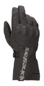 Alpinestars WR-X GORE-TEX, guantes de moto touring, negros, con puño largo y marca Alpinestars en gris, protección de nudillos SP Lite cubierta y construcción de tejido ripstop duradero