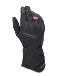Guantes Alpinestars Tourer W-7 V2 Drystar, guantes de invierno para touring en moto, negros con detalles en rojo, con protección reforzada en los nudillos, logotipo de Alpinestars en el dorso de la mano y puño largo ajustable con marca Drystar