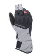 Alpinestars Tourer W-7 V2 Drystar, guantes de moto para touring, negro y gris oscuro con detalles en rojo, diseño de invierno impermeable con puño largo, protección de nudillos SP Lite cubierta y sistema de cierre ajustable