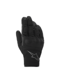 Alpinestars S-Max Drystar, guantes de moto cortos impermeables, hombre, gris y negro antracita, protección de nudillos