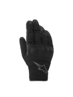 Alpinestars S-Max Drystar, guantes de moto cortos impermeables, hombre, gris y negro antracita, protección de nudillos