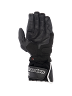 Guantes Alpinestars SP-8 V3 Air, guantes de moto racing de hombre, negros y blancos, cuero perforado y palma con gran agarre