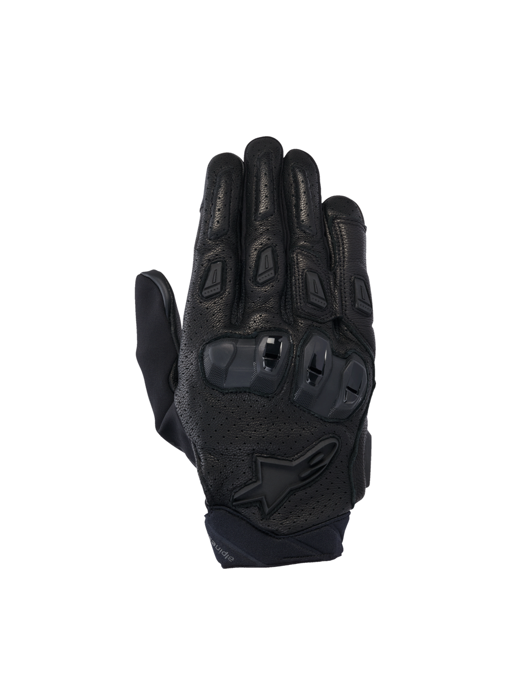 Guantes Alpinestars SP X 7, guantes de moto para hombre, negros, de cuero perforado, protección TPU y certificación CE