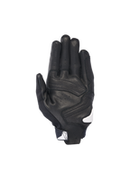 Alpinestars SP X 7, guantes de moto para hombre, negros y blancos, cuero perforado con deslizador de palma