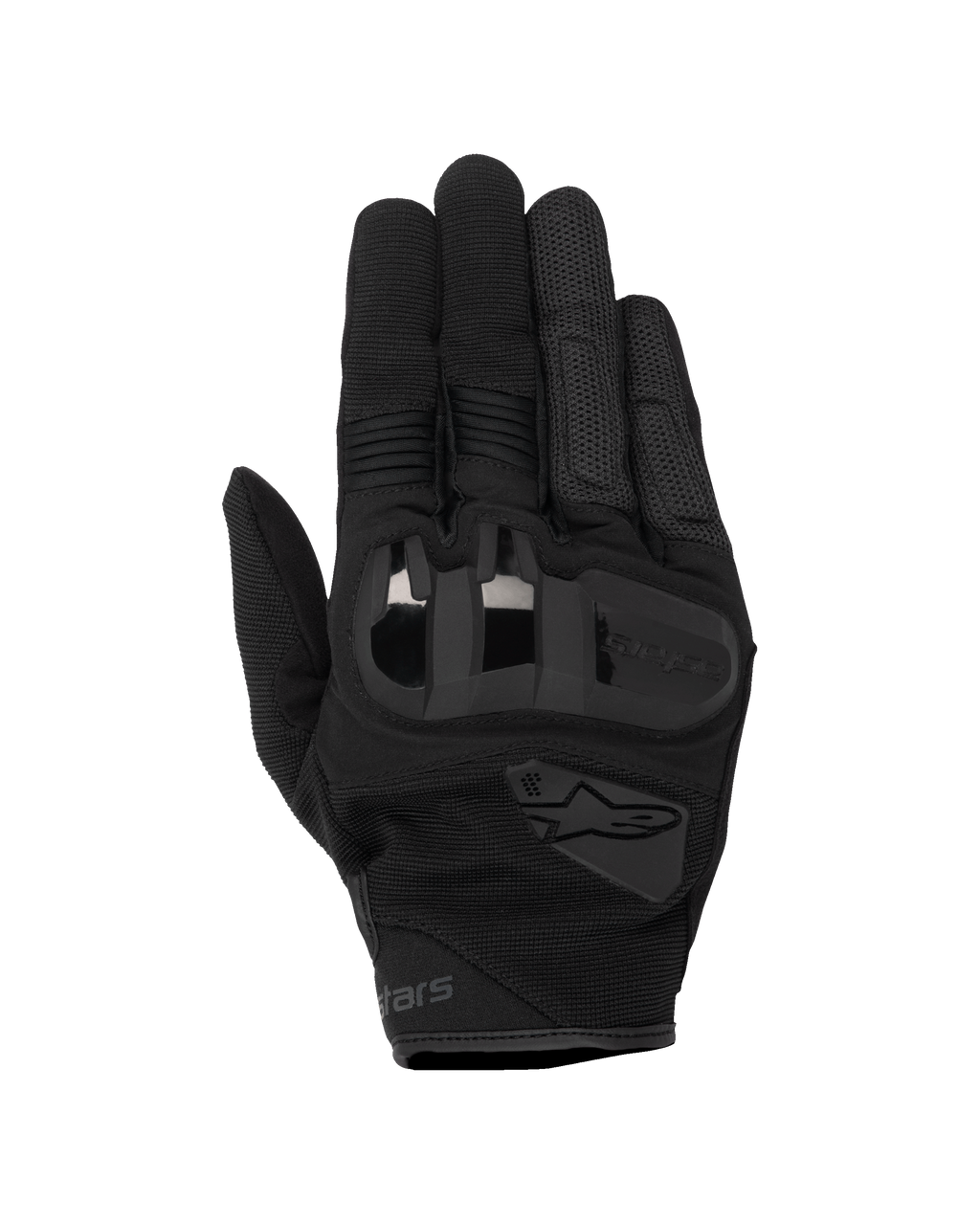 Guantes Alpinestars Chrome V2, guantes para moto, color negro Asphalt, con protección de nudillos de TPU suave 3D, paneles de ventilación de malla elástica e inserciones de acordeón en los dedos, diseño urbano de puño corto