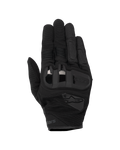 Guantes Alpinestars Chrome V2, guantes para moto, color negro Asphalt, con protección de nudillos de TPU suave 3D, paneles de ventilación de malla elástica e inserciones de acordeón en los dedos, diseño urbano de puño corto