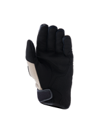 Guantes Alpinestars Ignite, Aluminum Black, vista de la palma de guantes urbanos para motocicleta con palma de gamuza sintética reforzada, inserciones de malla transpirable y cierre de velcro en el puño