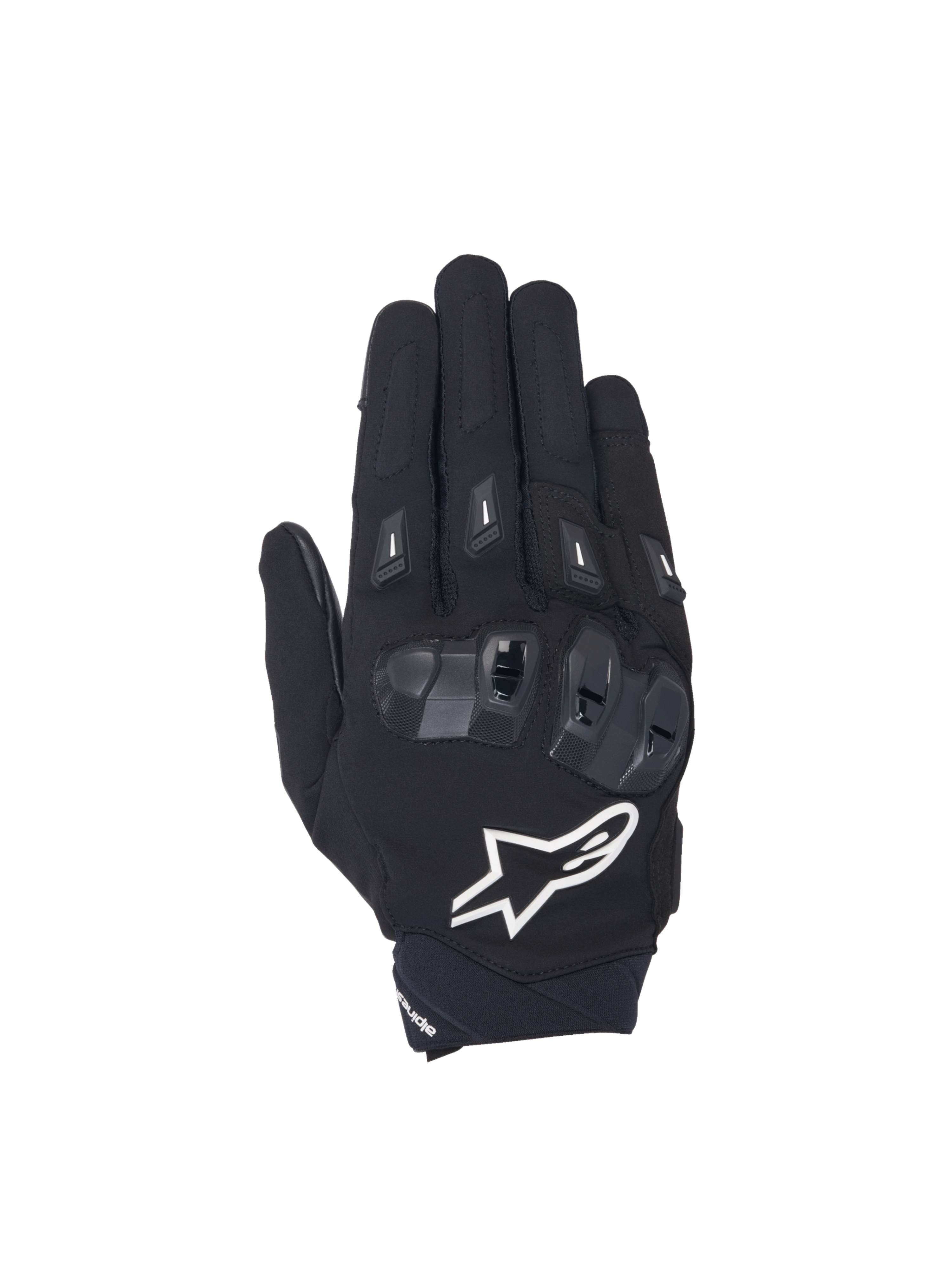 Alpinestars Guantes SP X 3, guantes de moto para carreras de hombre, negros y blancos, con protección TPU y malla.