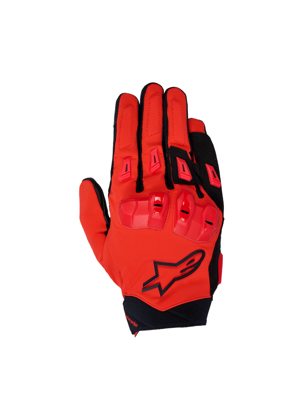 Alpinestars Guantes SP X 3, guantes de moto para hombre, rojos y negros, con protección de nudillos en TPU y diseño deportivo ventilado.