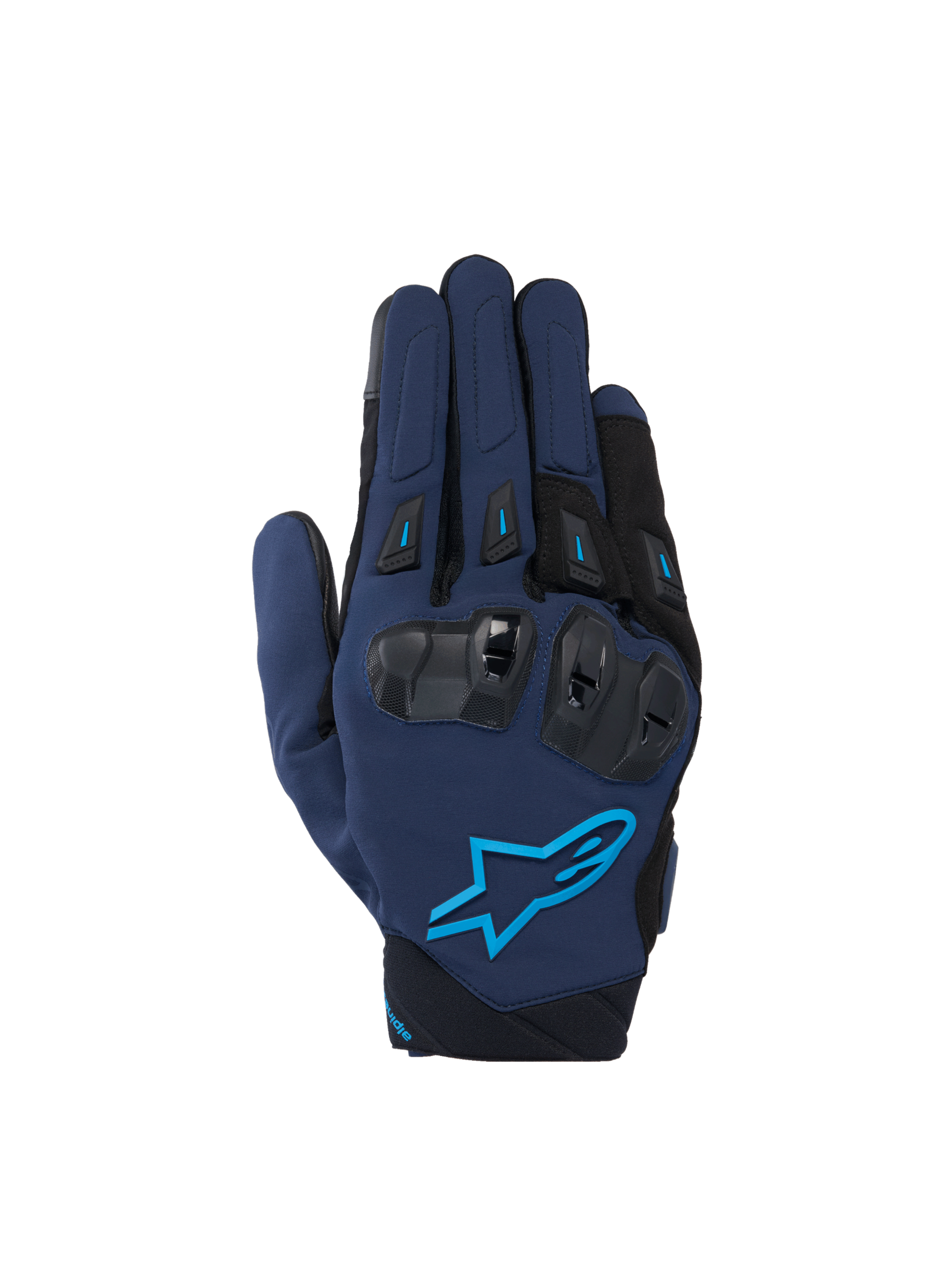 Alpinestars Guantes SP X 3, guantes de moto para hombre, azul oscuro y azul claro, con protección de nudillos de TPU y diseño transpirable, certificados CE