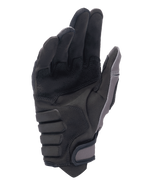 Guantes Alpinestars Techdura, guantes de motocross y enduro, color Falcon Brown, vista de la palma con construcción de ante sintético, acolchado reforzado para el agarre y cierre de puño ajustable de gancho y bucle