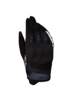 Guantes Alpinestars Techdura para hombre, negros y blancos con nudillos reforzados para motocross y enduro