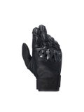 Alpinestars Celer V3 Gloves, black goat leather motorcycle racing gloves with hard PU knuckle protectors.