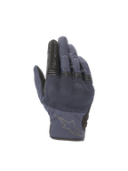 Guantes Alpinestars Copper, guantes de moto urbanos, azul Mood Indigo y negro, con protección de nudillos duros
