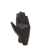 Alpinestars Copper, guantes de moto urbanos para hombre, marrón y negro, palma de gamuza sintética reforzada y punta de dedo índice táctil