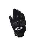 Alpinestars Stella SP X 3, guantes de moto para mujer, negros con logo blanco, con tejido de malla texturizada y protección de nudillos de TPU, equipamiento de carretera de alto rendimiento de estilo deportivo