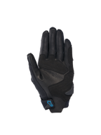 Alpinestars Stella SP X 3, guantes de moto para mujer, negros y azul, palma de cuero perforado y diseño técnico ventilado