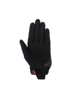 Alpinestars Stella SP X 1, guantes de moto para mujer, negros y rojos, palma de cuero sintético y deslizadores TPR