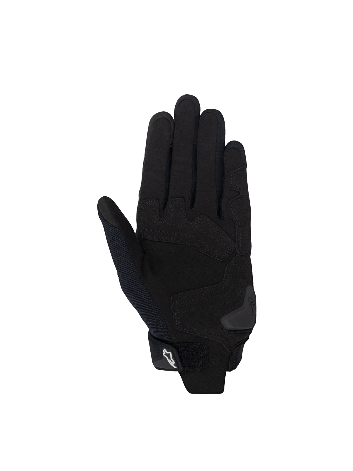 Guantes Alpinestars Stella SP X 1 para mujer, negros, palma de piel sintética y textil, certificados CE.
