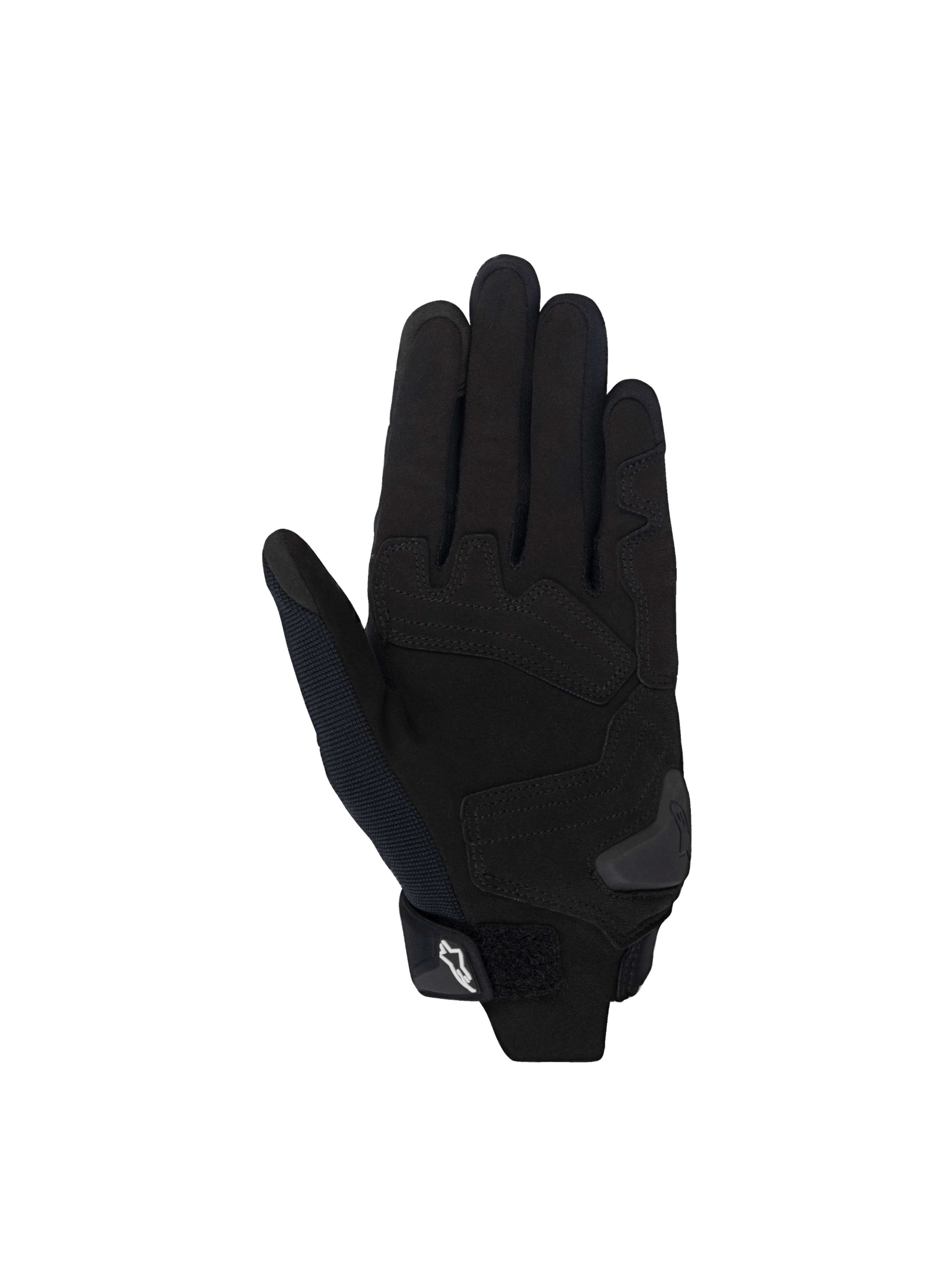 Guantes Alpinestars Stella SP X 1 para mujer, negros, palma de piel sintética y textil, certificados CE.