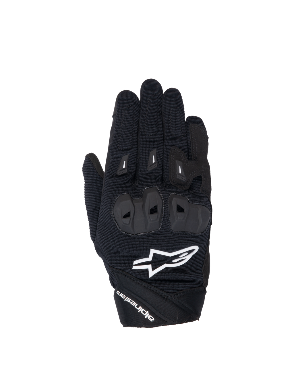 Guantes Alpinestars Stella SP X 1, de moto deportivos, para mujer, negros y blancos, con protección de nudillos TPR