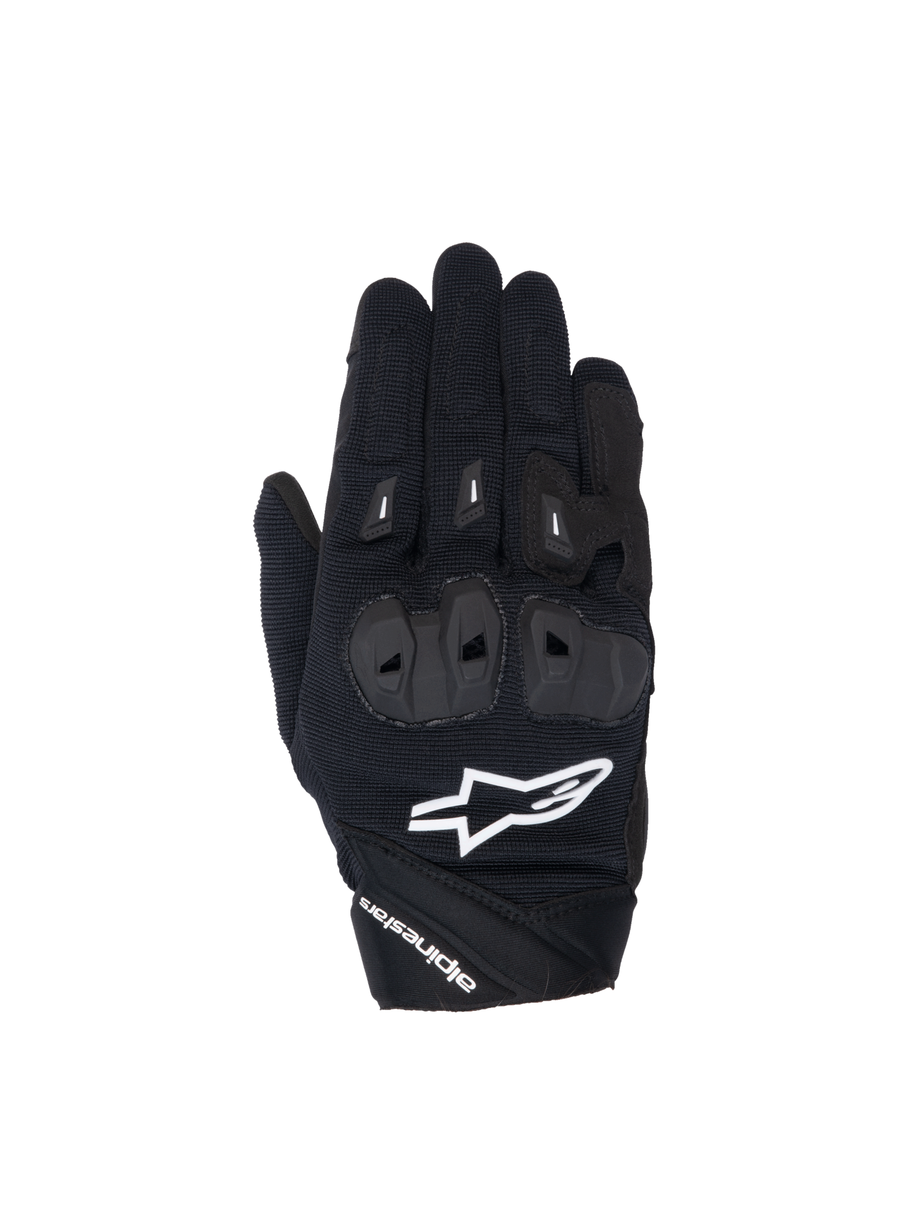 Guantes Alpinestars Stella SP X 1, de moto deportivos, para mujer, negros y blancos, con protección de nudillos TPR