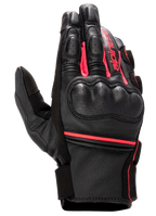 Alpinestars Stella Phenom Leather Air Glove, guante de moto para mujer, negro y rosa Diva, protector de nudillos rígido, construcción de cuero perforado, puño corto con marca Alpinestars, equipamiento de conducción de alto rendimiento deportivo