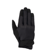 Alpinestars Stated Air Women's Gloves, guantes de moto para mujer, negros, con dorso de malla ventilada, cierre de muñeca ergonómico con logotipo en relieve y puntas de los dedos reforzadas, diseño urbano aerodinámico