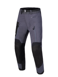 Alpinestars Arenis Gore-Tex Pants, Adventure Motorcycle Pants, Black Deep Gray, waterproof 2L laminated construction with GORE-TEX and reinforced knee and seat panels
