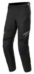 Alpinestars Road Tech GORE-TEX Pants Short, Black, Motorcycle Touring Pants, waterproof and breathable multi-fabric construction, reflective branding on thigh, reinforced knee panels, zippered pockets, and adjustable waist straps