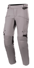 Pantalones Alpinestars Road Pro GORE-TEX, pantalones de moto para turismo, gris oscuro y negro, con paneles elásticos de acordeón en las rodillas, correas de cintura ajustables, ventilación y bolsillos con cremallera, construcción duradera en tejido técnico