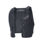 Chaleco táctico Alpinestars Techdura, chaleco modular desmontable para la chaqueta Techdura, Black Reflex, con cuatro bolsillos con cremallera y malla transpirable, logotipo de estrella reflectante, equipamiento técnico para enduro y conducción todoterreno