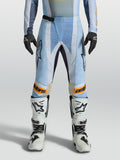 Pantalones Alpinestars Techstar Maven, equipo de motocross para hombre, azul y naranja, con ajuste de carrera ergonómico