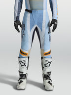Pantalones Alpinestars Techstar Maven, equipo de motocross para hombre, azul y naranja, con ajuste de carrera ergonómico