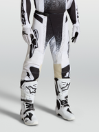 Alpinestars Pantalones Techstar Swan, pantalones de motocross para hombre, blancos y negros, diseño de alto rendimiento