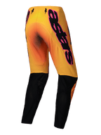 Alpinestars Pantalones Supertech Lipan 2025, pantalones de motocross para hombre, amarillo y rosa con perneras negras, construcción elástica