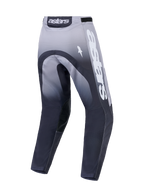 Alpinestars Racer Amber, pantalones de motocross para hombre, grises y blancos, vista trasera con logotipos Astars