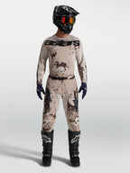 Alpinestars Racer Lone, conjunto de pantalones y jersey de motocross para hombre, color camuflaje desierto y negro, modelo con equipo de carreras