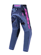 Alpinestars pantalones Racer Lone y Racer Lone Gear Set, de motocross, camuflaje gris y morado, vista trasera