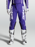 Alpinestars Fluid Apex V2 2027, pantalones de motocross para hombre, azul oscuro y blanco, rendimiento off-road.