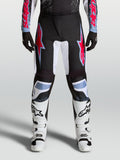 Alpinestars pantalones Fluid Drag de motocross para hombre, negros, rojos y blancos, con tejido 600D y paneles elásticos