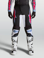 Alpinestars pantalones Fluid Drag de motocross para hombre, negros, rojos y blancos, con tejido 600D y paneles elásticos