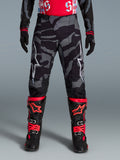 Alpinestars pantalones Techstar Beast Coast edición limitada, para motocross, negro y naranja con patrón de camuflaje