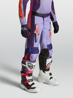 Alpinestars Pantalones Fluid Hunt Juveniles, pantalones de motocross para jóvenes en morado y rosa, ajuste deportivo ergonómico y diseño duradero para off-road