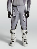 Alpinestars Fluid Amber Juvenil, pantalones de motocross duraderos en gris y negro para jóvenes pilotos de off-road