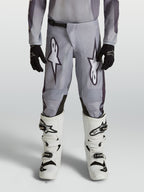 Alpinestars Fluid Amber Juvenil, pantalones de motocross duraderos en gris y negro para jóvenes pilotos de off-road