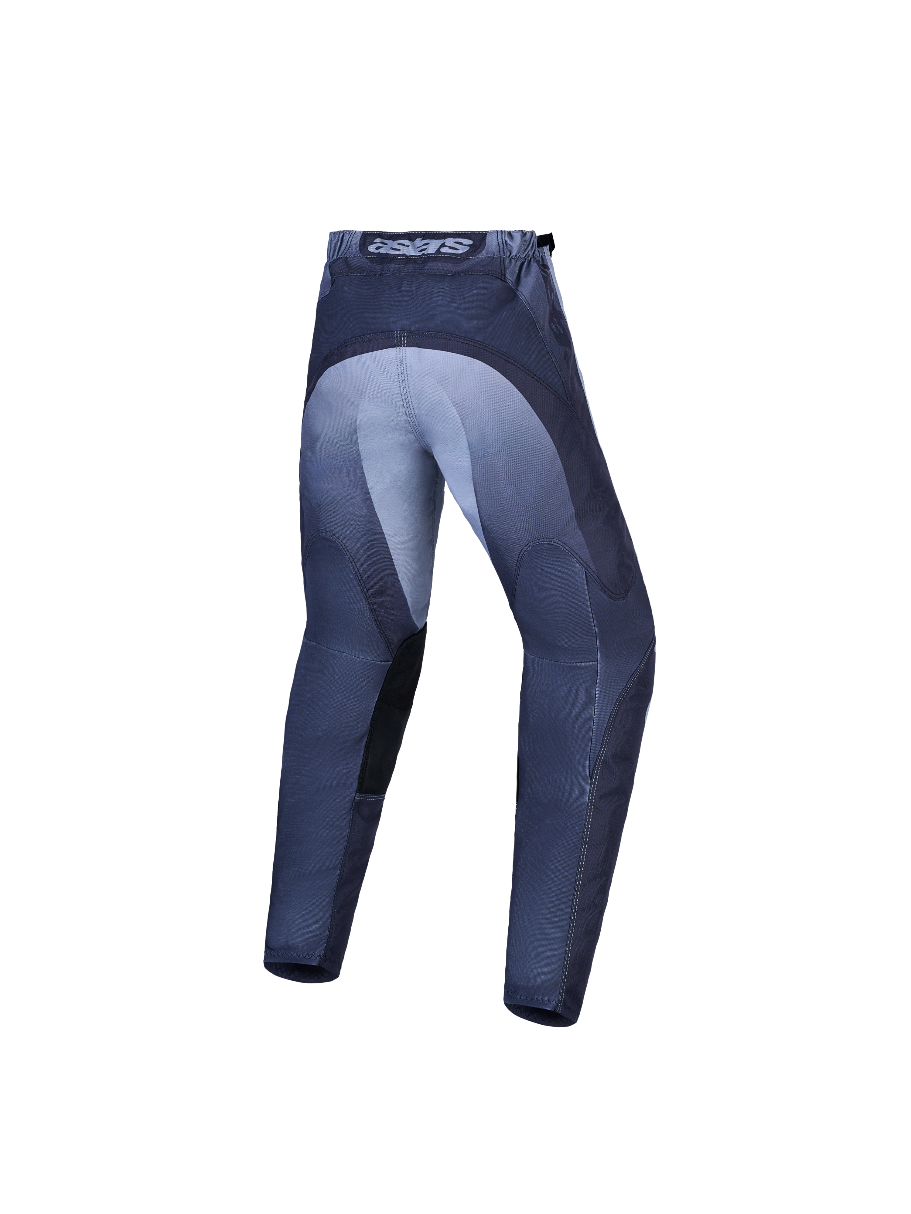 Alpinestars Fluid Amber, pantalones de motocross para niños, gris y lila, con asiento reforzado y ajuste 3D