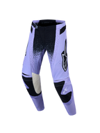 Alpinestars Stella Techstar Swan, pantalones de motocross para mujer, morados y negros, con ventilaciones láser y hebilla SX2
